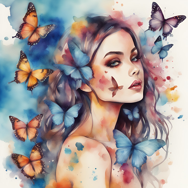 girl-with-butterflies-watercolor-printable-28.png