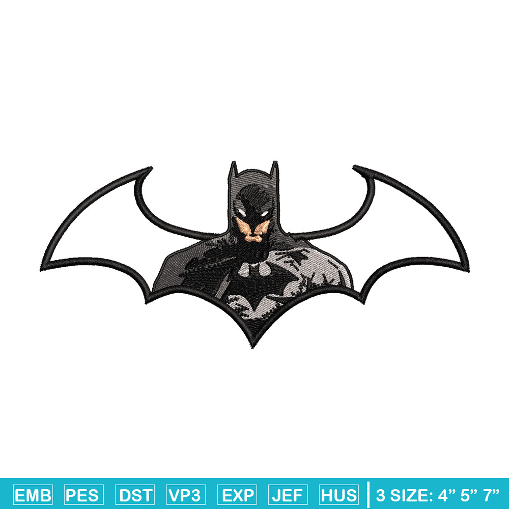 Batman logo embroidery design, Batman logo embroidery, embroidery file, movie design, movie shirt, Digital download.jpg