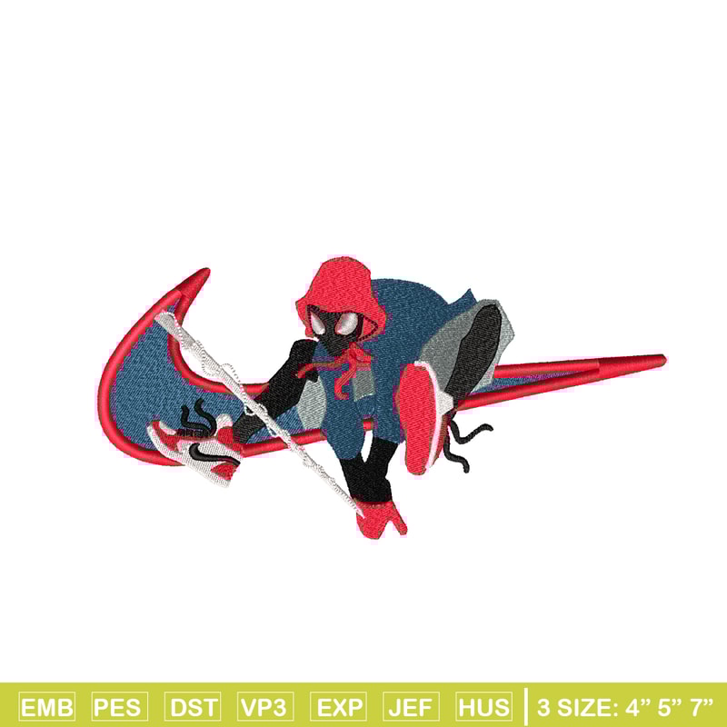 Black Spider Swoosh embroidery design, Black Spider embroidery, Nike design, Logo shirt, movie shirt, digital download.jpg