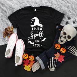I Put a Spell on You Shirt, Halloween Tee, Halloween Witchy Shirt