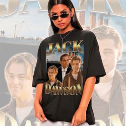 retro jack dawson shirt -jack dawson tshirt,jack dawson t shirt,leonardo dicaprio shirt,leonardo dicaprio t-shirt,leonar