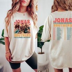 Jonas Brothers Double Sided Shirt, Jonas Brothers Tour Shirt, Concert 2023 Retro Unisex Gift, Jonas Brothers Cassette Sh