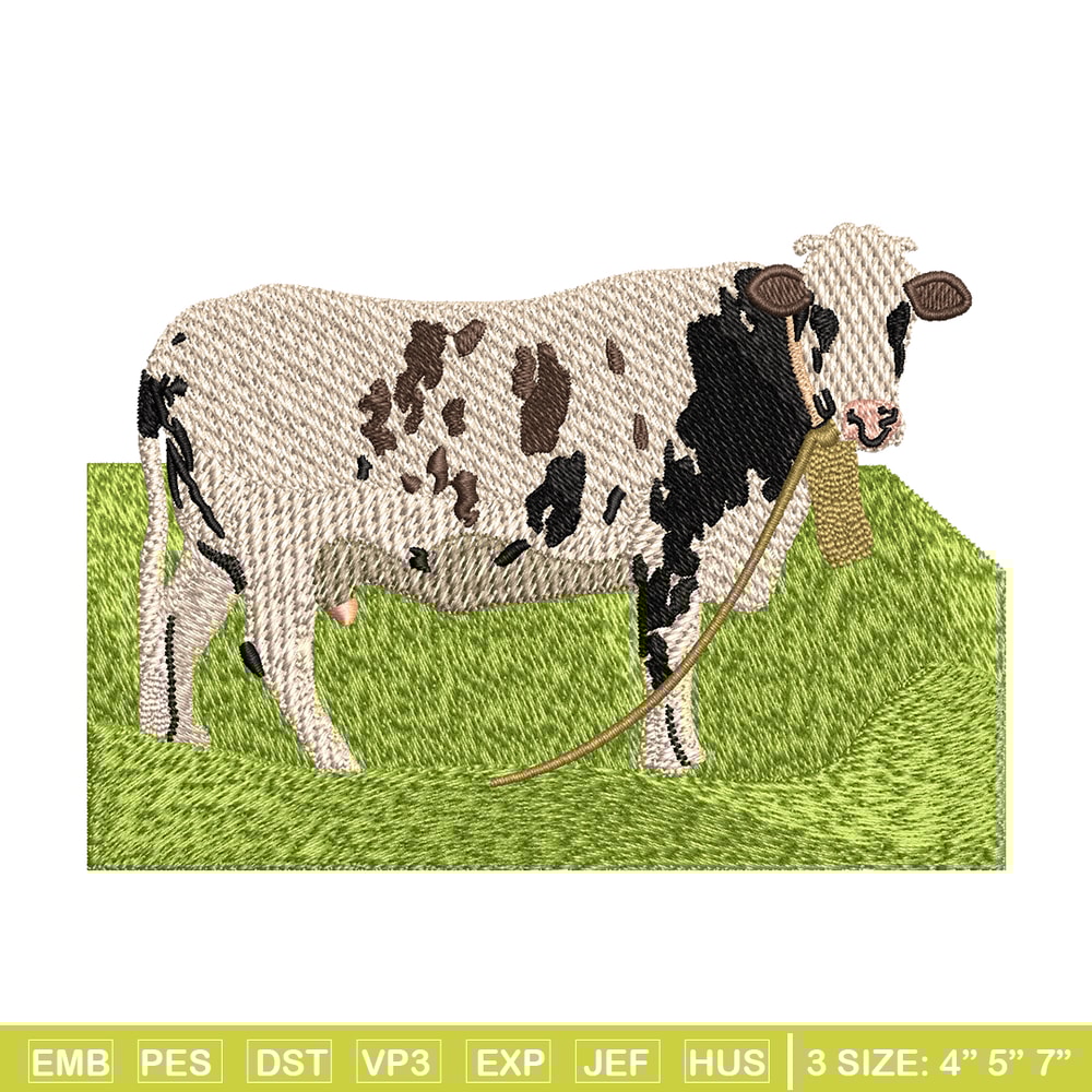 Dairy cow embroidery design, Dairy cow embroidery, logo design, Embroidery shirt, logo shirt, Instant download.jpg