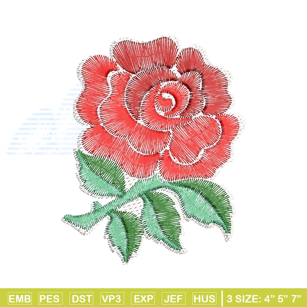 Flower Rose embroidery design, Flower Rose logo embroidery, logo design, Embroidery shirt, logo shirt, Instant download.jpg