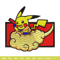Goku Pikachu embroidery design, Pokemon embroidery, embroidery file, anime design, anime shirt, Digital download.jpg