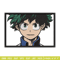 Izuku Midoriya embroidery design, My hero academia embroidery, anime design, embroidery file, Digital download.jpg