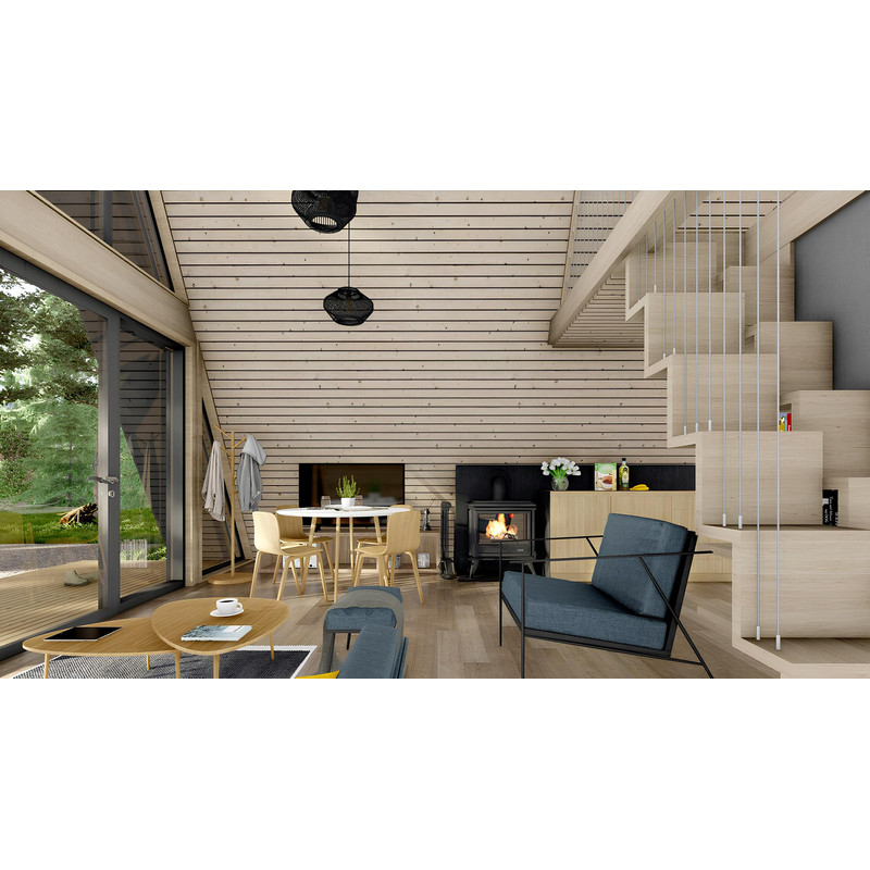 Modern A Frame Cabin, 21ft by 28ft, 590 sq. ft. Tiny House (5).jpg