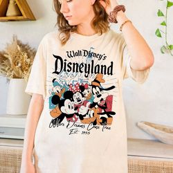 retro walt disney's disneyland est 1955 where dreams come true shirt, vintage disney castle shirt, mickey and friends di