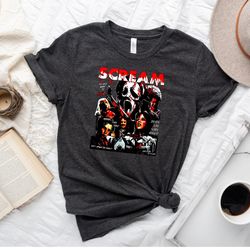 scream vintage halloween shirt, ghostface shirts, halloween shirt, horror movie tee, halloween party, scream sweatshirt