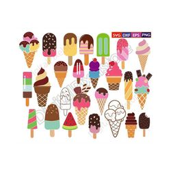 Ice cream svg bundle,Icecream svg,Ice cream cutfile,Ice cream cone svg,Sweet Ice Cream SVG,Cute summer clipart,Ice Cream