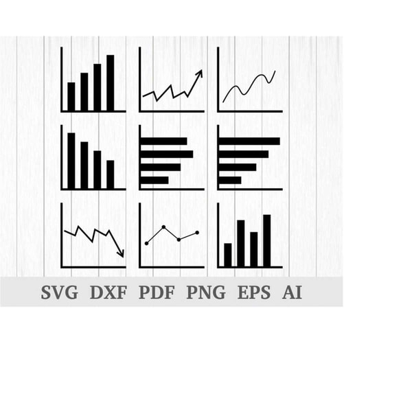 Graph Svg, Graph Clip art, Graph Clipart, Business svg, Grap - Inspire ...