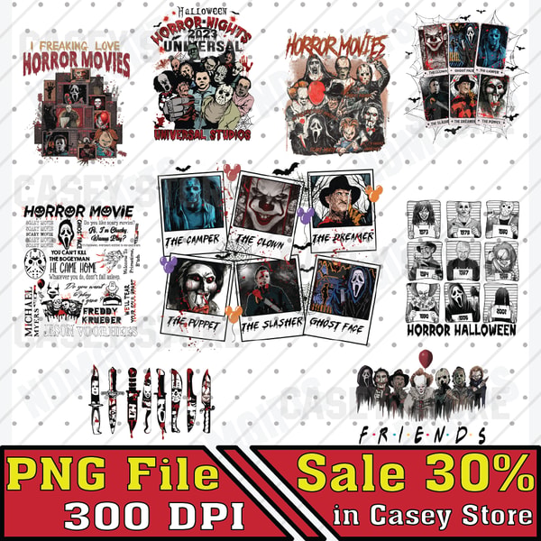 Horror Png Clipart Design Bundle, Horror Png Clipart Bundle, - Inspire ...