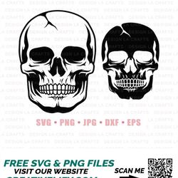 Skull Head Svg | Skull Svg | Skeleton Svg | Skull Clipart | Skull Shirt | Skull Illustration | Skull Silhouette | Skull
