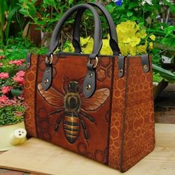 beekeeping leather bag,women beekeeping leather handbag,crossbody bag