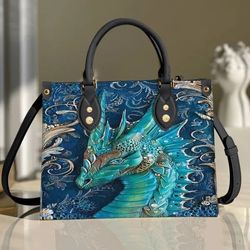 Dragon Leather Handbag,Women Dragon Leather Handbag Crossbody Bag, Personalized Leather bag