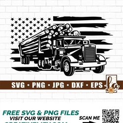 US Logging truck Svg | truck Driver svg | Logging truck Clipart | Logging truck Shirt | Truck Svg | Logging Truck Png |
