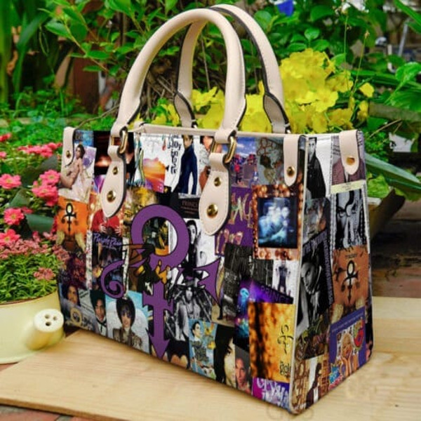 Prince Leather HandBag ,Prince Handbag Love Singer,Music Leather Bag,Travel handbag,Teacher Handbag,Handmade Bag,Custom Bag,Vintage Bags - 1.jpg
