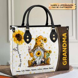You Are My Sunshine Grandma Leather Bag ,Women Leather Handbag ,Crossbody Bag