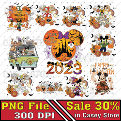 World Halloween png, Mouse Skeleton PNG, Halloween Land PNG Bundle, Cartoon Halloween Bundle PNG, Trick Or Treat Pumpkin