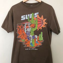 vintage phoenix suns tee, vintage suns shirt, warren lotas devin booker last shot tee, son of the valley, nba phoenix su
