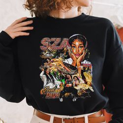 vintage sza good days crewneck sweatshirt, sza 90s shirt, sza new bootleg 90s t-shirt, sza good days shirt