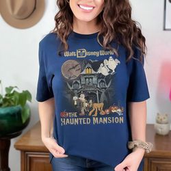 vintage the haunted mansion shirt, haunted mansion shirt, walt disney world the haunted mansion shirt, halloween matchin