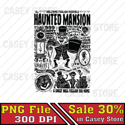 The Haunted Mansion Png, Mansion Halloween Png, Halloween World Png, Trick or Treat Png, Magic Kingdom Png, Spooky Digit