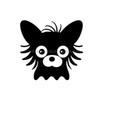 chihuahua clipart image digital, chihuahua pet dog, chihuahua dog clip art, chihuahua dog breed digital art