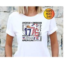 1776 american shirt, western, 1776 american t-shirt, america sweatshirt, america flag shirt, 4th of july shirt, 1776 ame