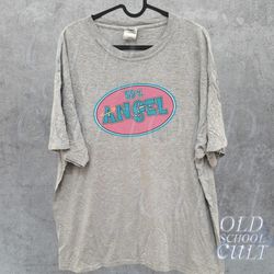 y2k 2000s angel t-shirt, vintage 99 angel graphic shirt, cute retro trendy shirt, 90s aesthetic tee