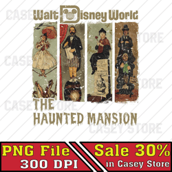 Haunted Mansion Portraits, Halloween Png, Trick or Treat Png, Magic Kingdom Png, Halloween World Png, Digital Download