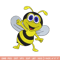 Bee cartoon embroidery design, Bee embroidery, Embroidery file, Embroidery shirt, Emb design, Digital download.jpg