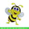 Bee cartoon embroidery design, Bee embroidery, Embroidery file, Embroidery shirt, Emb design, Digital download.jpg
