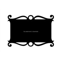 ornate frame blank cutting svg, ornate frame clipart image, ornate frame image, ornate frame svg cut file