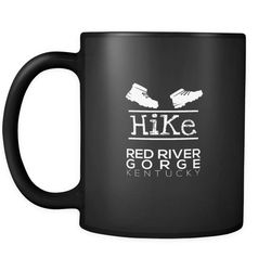 kentucky red river gorge hikers hiking black 11oz mug