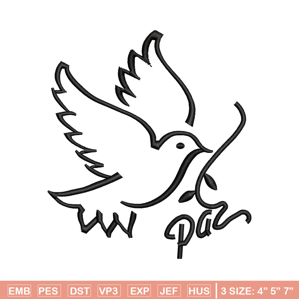 Bird logo embroidery design, Bird embroidery, Embroidery file, Embroidery shirt, Emb design, Digital download.jpg