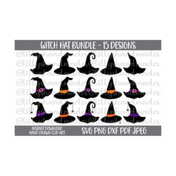 witch hat svg, witch clipart, witch hat png, halloween witch svg bundle, witch png, witch hat clipart, witch hat vector,