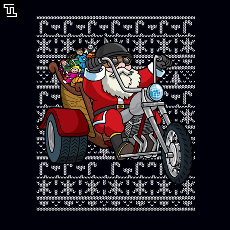 TT1302-Santa Claus Riding Motorcycle Ugly Christmas Sweater, Christmas PNG Download.jpg
