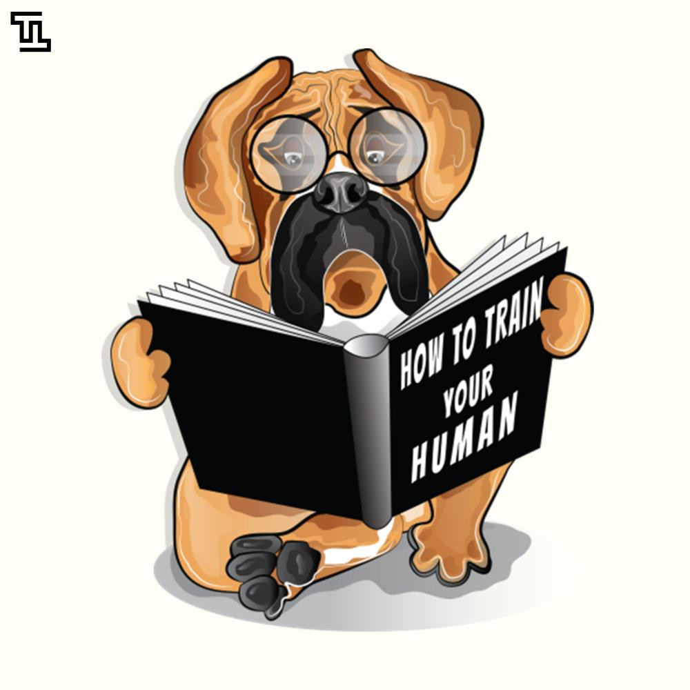 TT131-boxer dog reading a book, Christmas PNG Download.jpg