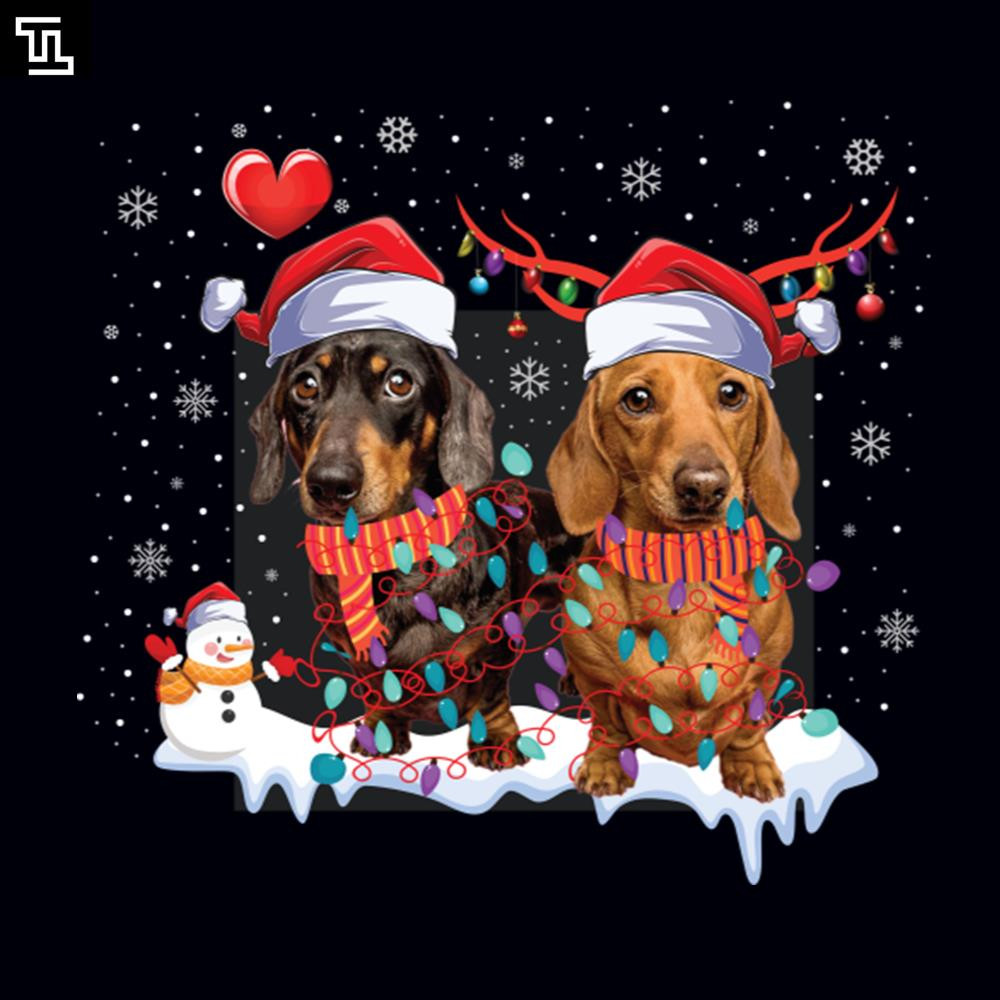 TT1019-Merry xmas Dachshund Dog Lover christmas gift, Christmas PNG Download.jpg