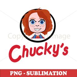 chucky doll - nightmare collection - instantly downloadable png design for sublimation