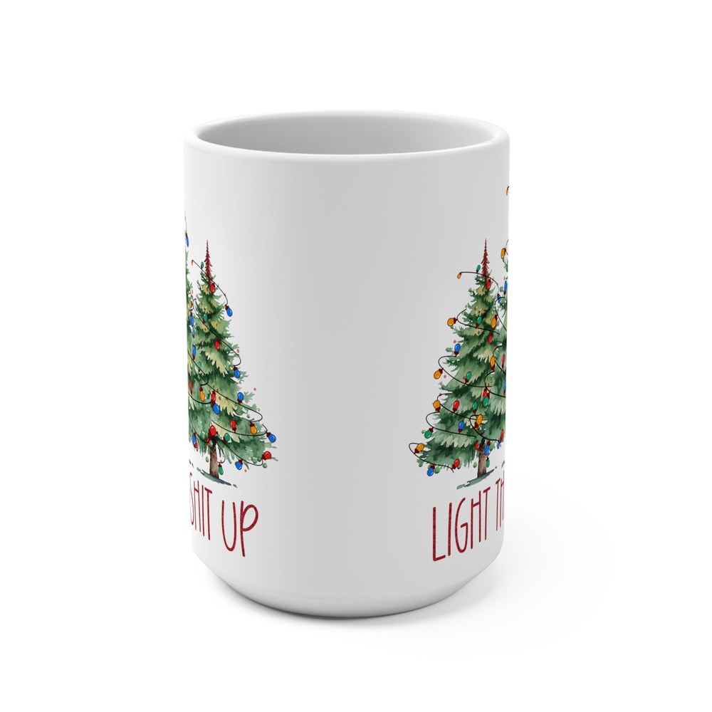 Christmas Mug, Light that Up Mug, Cute Christmas Mug, Festive Mug, Holiday Mug, Cocoa Mug, Hot Chocolate Mug, Christmas Tree Mug, Santa Mug - 2.jpg