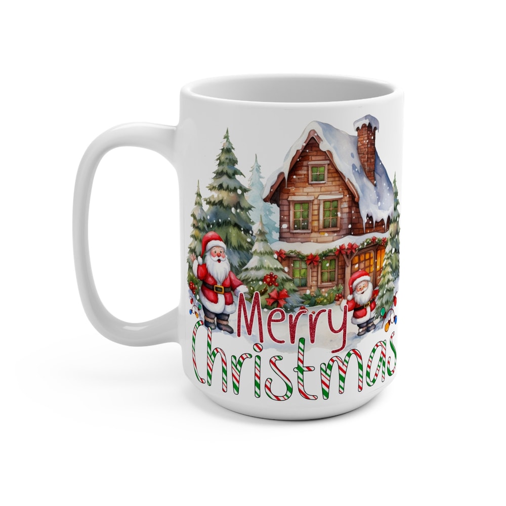 Christmas Mug, Merry Christmas Mug, Cute Christmas Mug, Festive Mug, Holiday Mug, Cocoa Mug, Hot Chocolate Mug, Santa Mug, North Pole Mug - 3.jpg