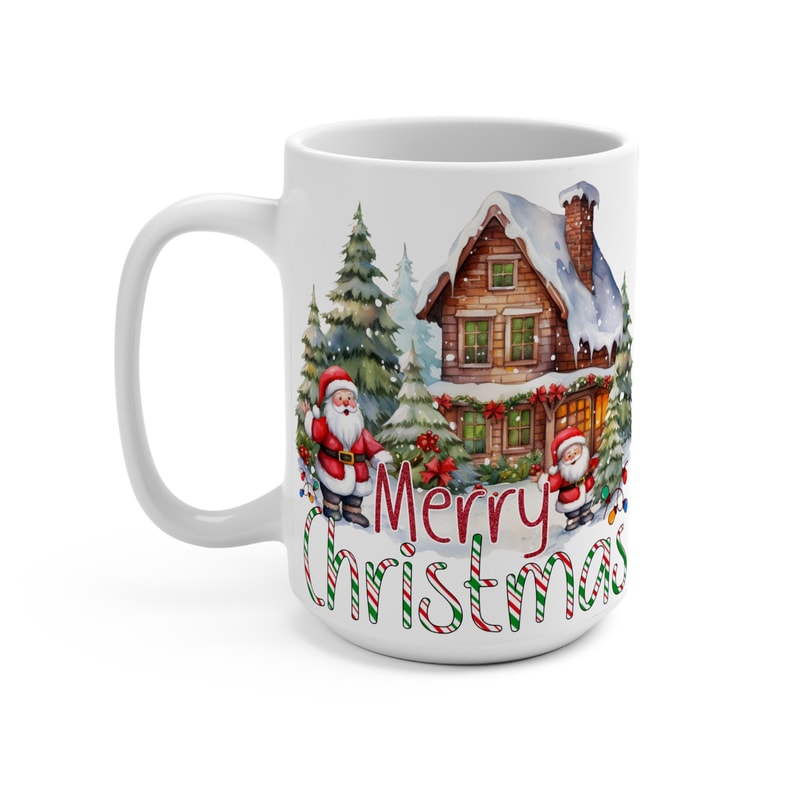 Christmas Mug, Merry Christmas Mug, Cute Christmas Mug, Festive Mug, Holiday Mug, Cocoa Mug, Hot Chocolate Mug, Santa Mug, North Pole Mug - 3.jpg