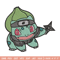 Bulbasaur ninja embroidery design, Pokemon embroidery, Anime design, Embroidery file, Digital download, Embroidery shirt.jpg