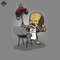 ML2509330-Kiss the Chef Cute Alien Versus Predator Grilling BBQ Summer Outdoor PNG.jpg