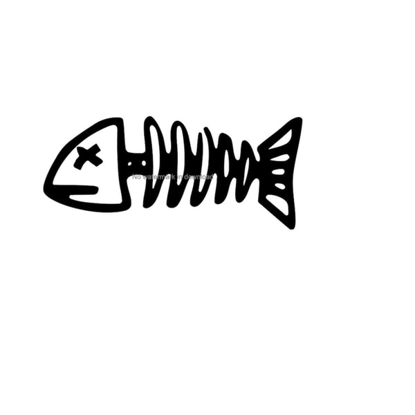 Fishbone Dxf Fish Svg Skeleton Download, Fish Dxf Clipart, Fish Bones Ins - Inspire ...