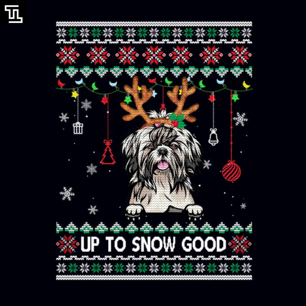 TT1378-Shih Tzu Dog Reindeer Ugly Christmas Xmas, Christmas PNG Download.jpg