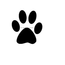 paw print cutting cut file, paw print clipart, paw print svg image, paw print svg cutting files