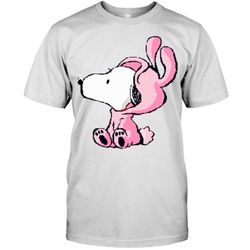 snoopy pink rabbit classic t-shirt unisex shirt for women/men &8211 t-shirt